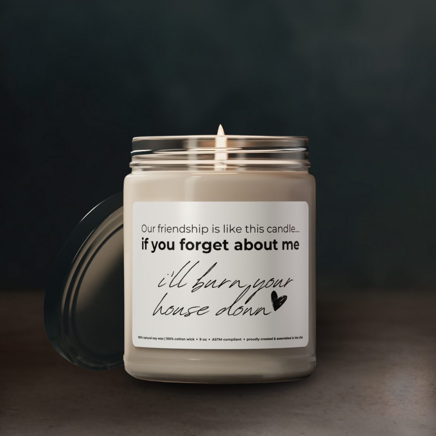 'Burn Your House Down' Premium 100% Natural Soy Scented Candle